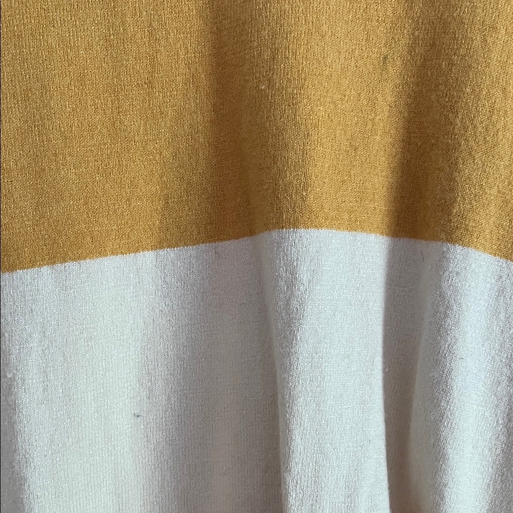 Aerie Goldenrod and Cream Striped Sweatshirt - Picture 3 of 7